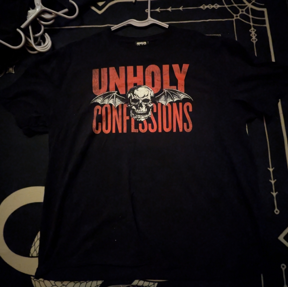 Unholy Confessions Avenged Sevenfold Black T-Shirt